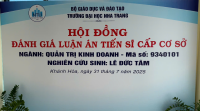 Buổi bảo vệ luận án tiến sĩ cấp cơ sở của NCS Lê Đức Tâm!