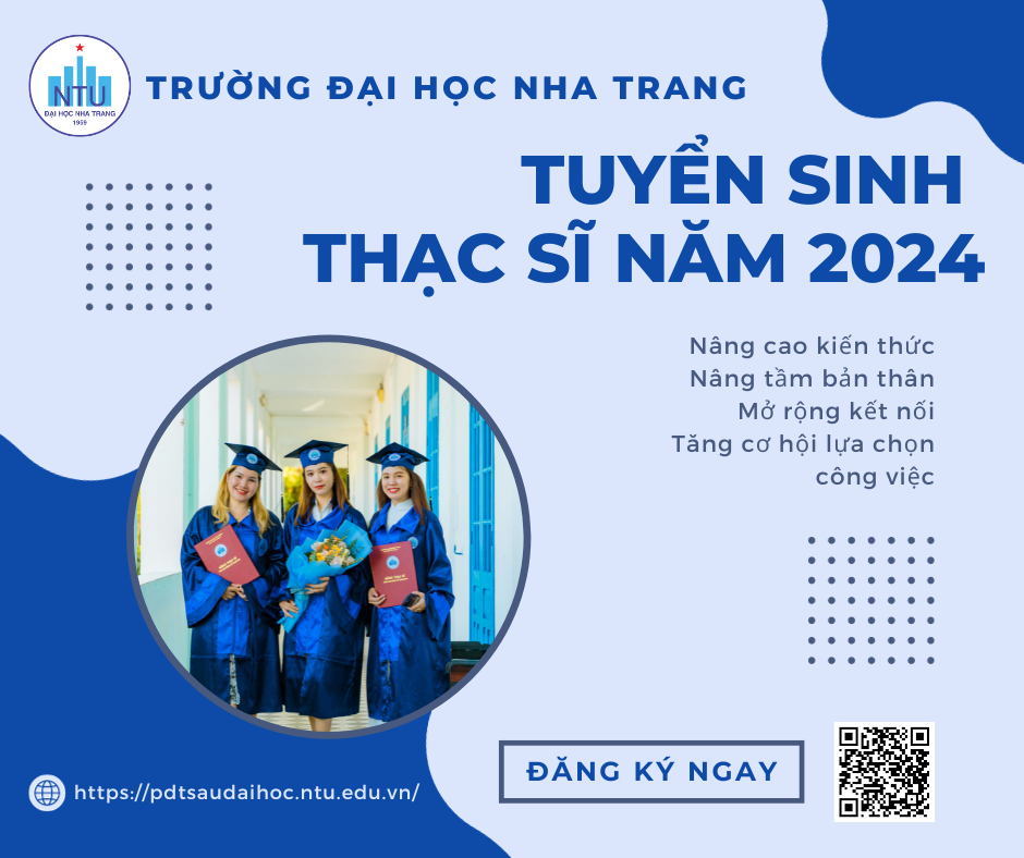 Tuyển sinh trình độ thạc sĩ đợt 3 năm 2024